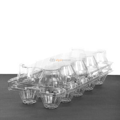 10'Lu Plastik Yumurta Viyolü (600 Adet)