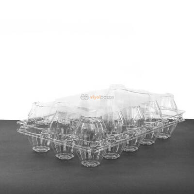 15'li Plastik Yumurta Viyolü (800 Adet)