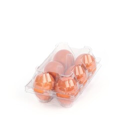 MikomPack - 6'lı Plastik Yumurta Viyolü (100 Adet)