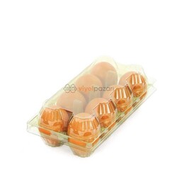 MikomPack - 8 Li Yeşil Yumurta Viyolü 100 Adet