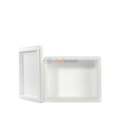 Viyol Pazarı - Strafor Köpük Kutu (26.6x16.2x15.5)cm 1 kg - 10 Adet D-2