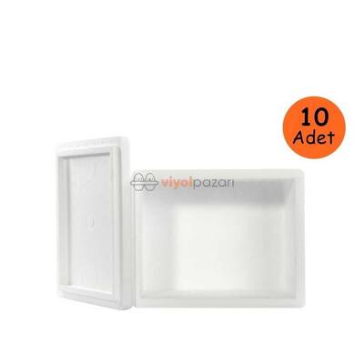 Strafor Köpük Kutu (26.6x16.2x15.5)cm 1 kg - 10 Adet D-2