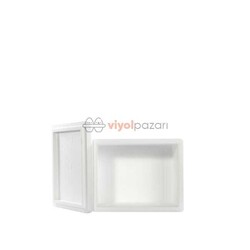 Viyol Pazarı - Strafor Köpük Kutu (26.7x16.3x12.5)cm 0,5 kg - 16 Adet D-1