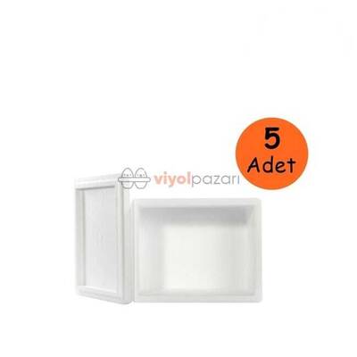 Strafor Köpük Kutu (26.7x16.3x12.5)cm 0,5 kg - 5 Adet D-1