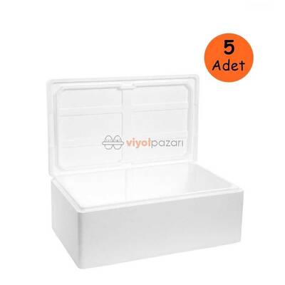 Strafor Köpük Kutu (39,5x29,8x18)cm 5 kg - 4 Adet B-1